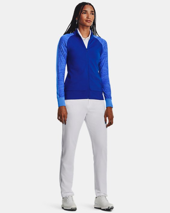 UA Storm Midlayer mit durchgehendem Zip für Damen, Blue, pdpMainDesktop image number 2